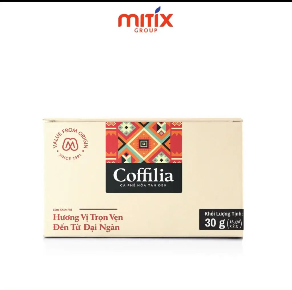 Cà phê hòa tan đen Coffilia